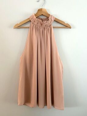 H&M Ruffle Halter Neck Blouse